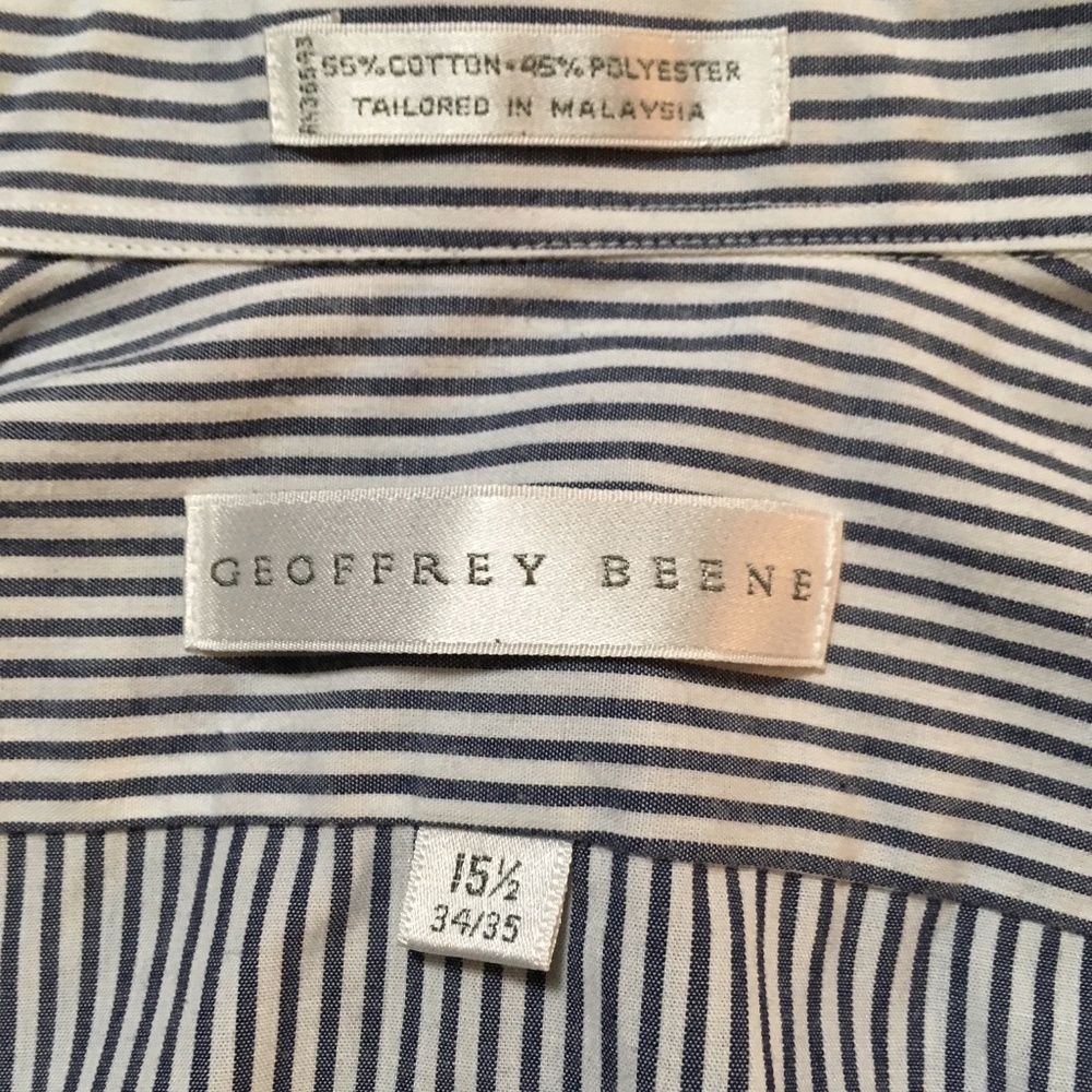 Geoffrey Beene Dress Shirt, Size 15.5 34/35
